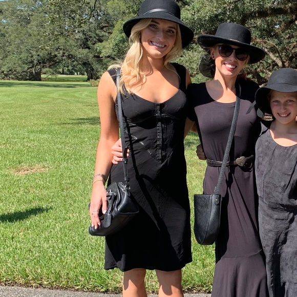 Karen Millen Corset Faux Leather Trim Dress US 6 - Picture 4 of 4